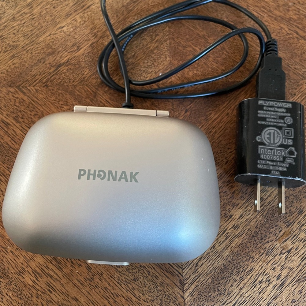 Phonak Charger Case Combi and Cable Tested & Works